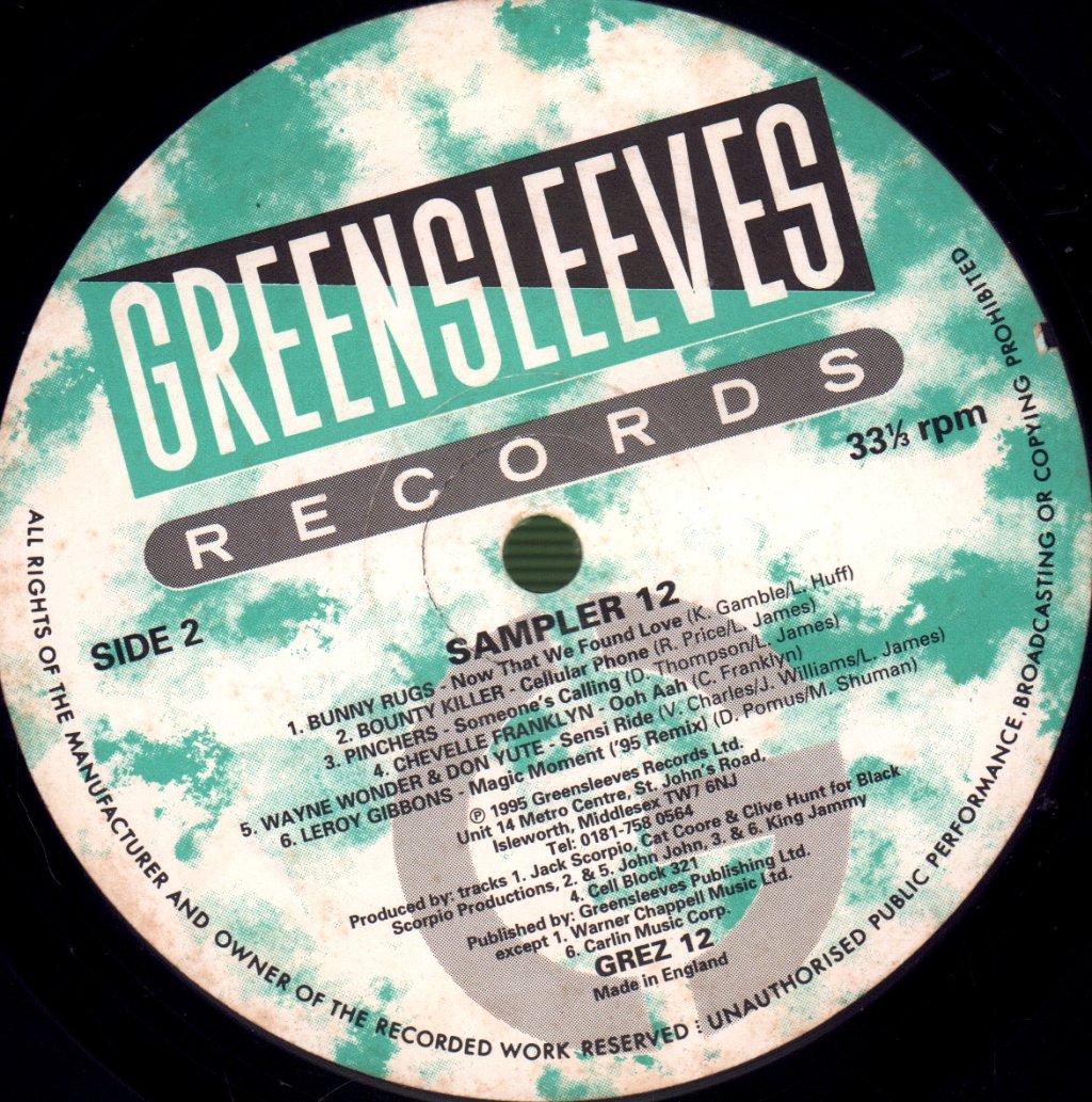 Various Artists - Greensleeves Sampler 12 - Lp