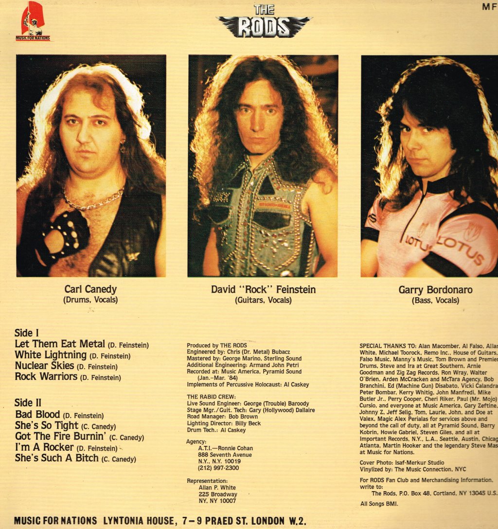 Rods (Metal Group) - Let Them Eat Metal - Lp