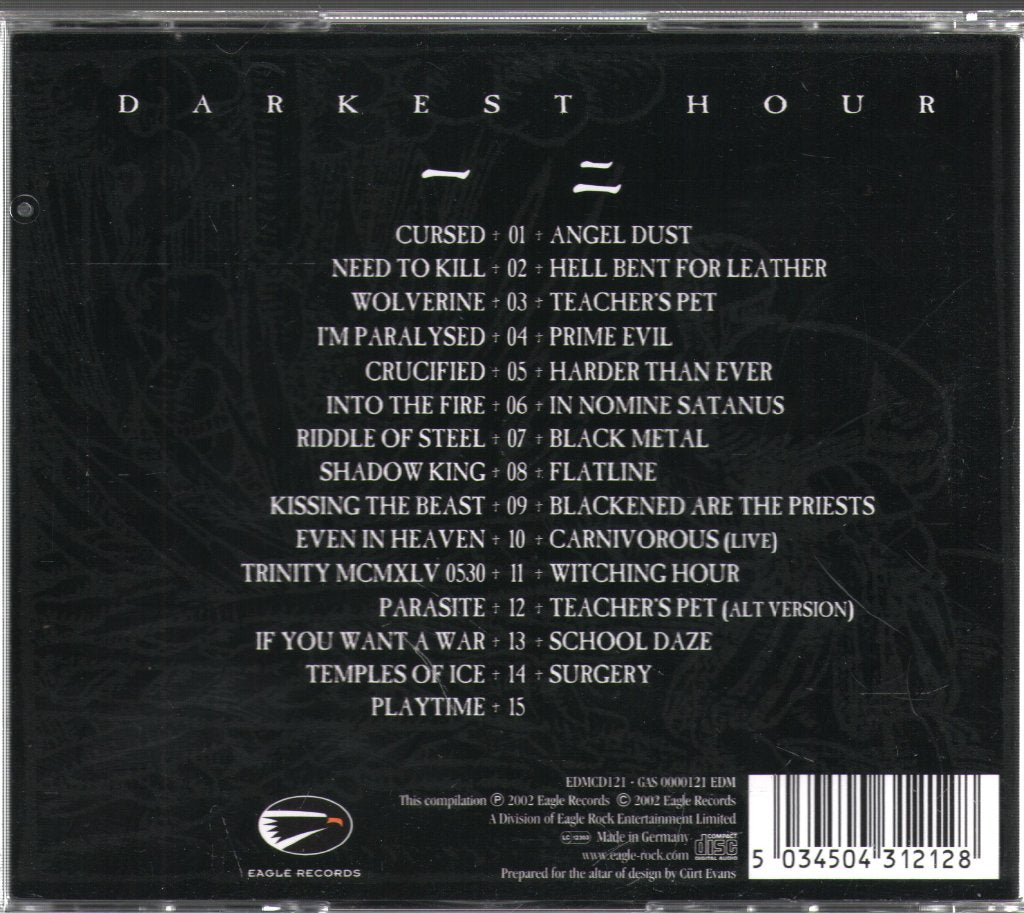 Venom - Darkest Hour - Double Cd