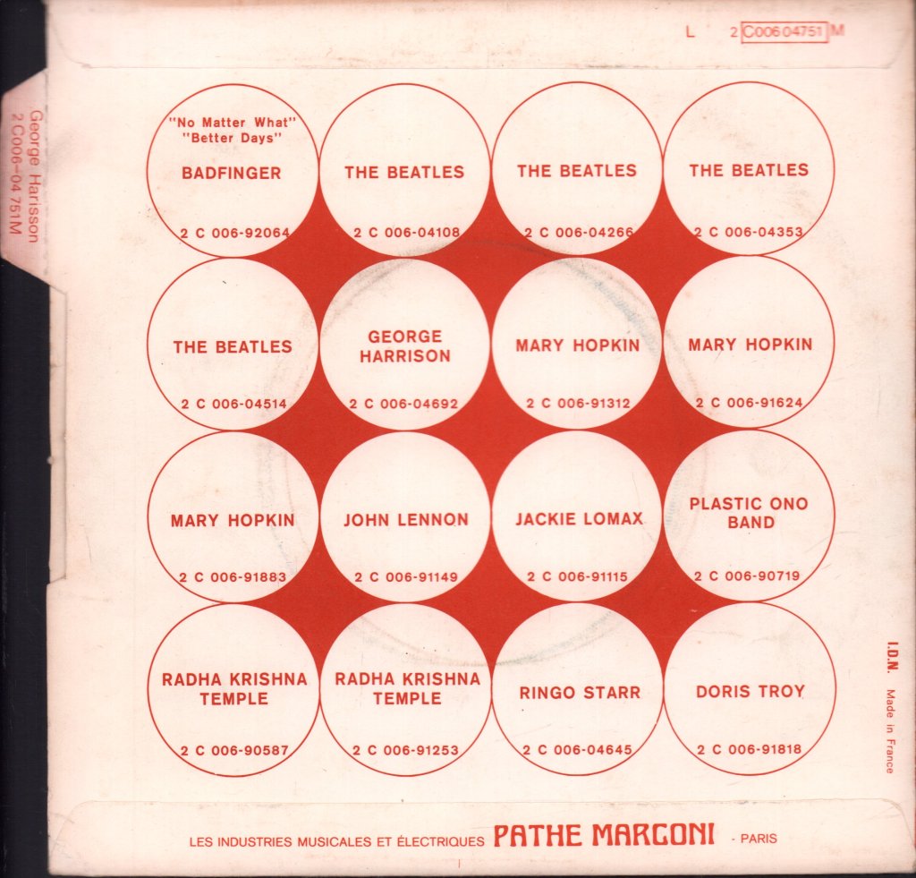 George Harrison - What Is Life - 7 Inch