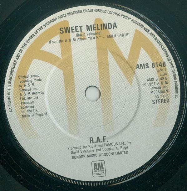 R.A.F. - Talking Pictures - 7 Inch