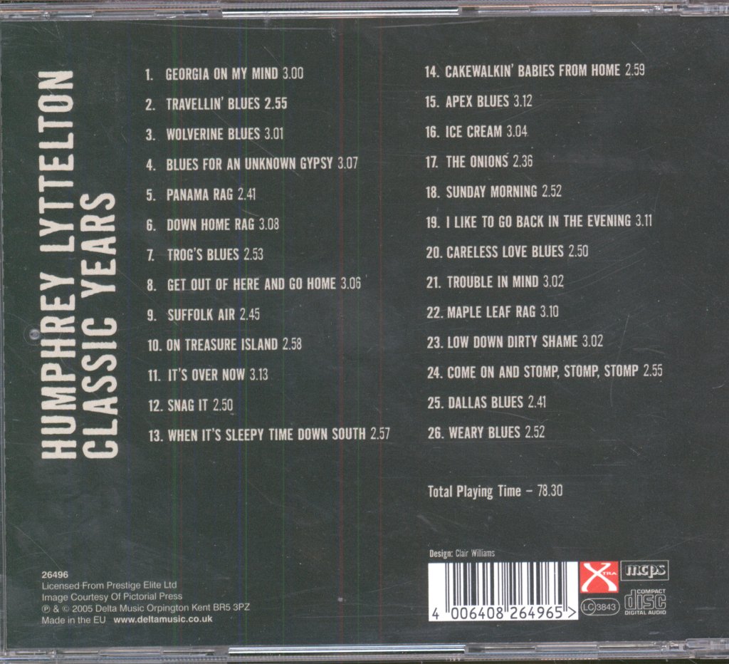 Humphrey Lyttelton - Classic Years - Cd