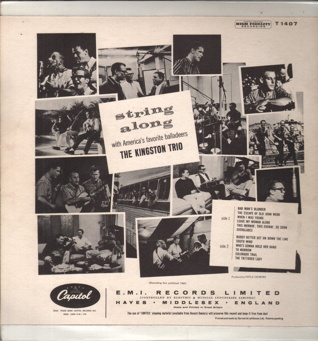 Kingston Trio - String Along - Lp