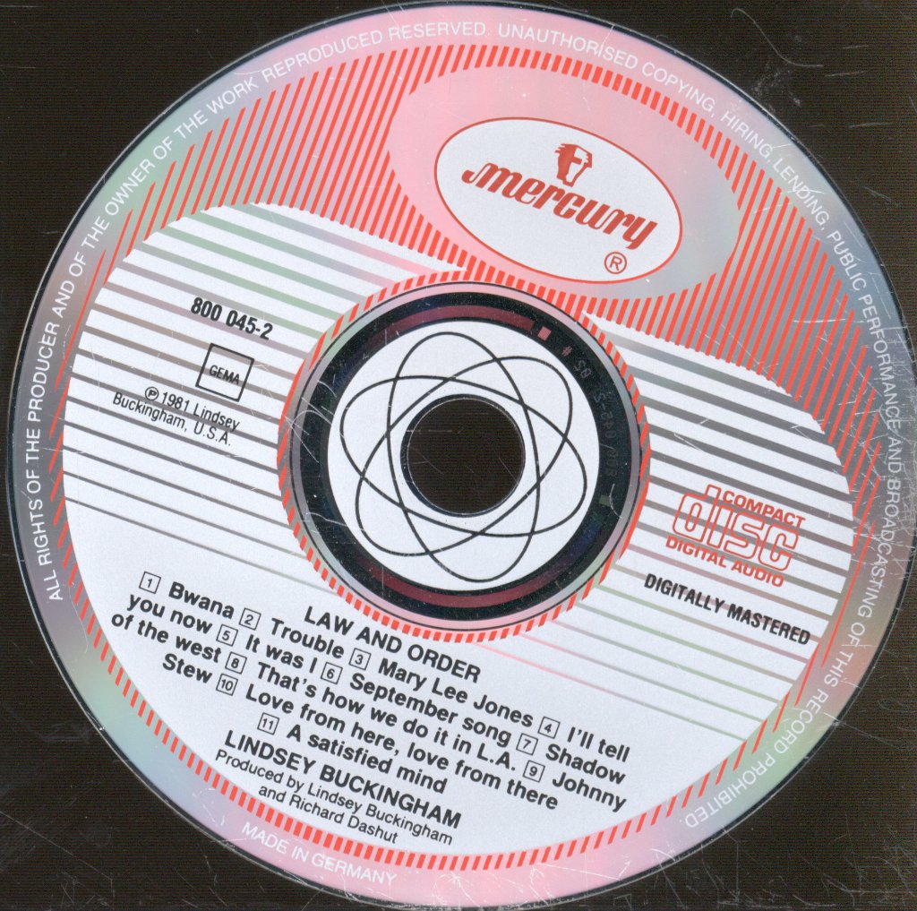 Lindsey Buckingham - Law And Order - Cd