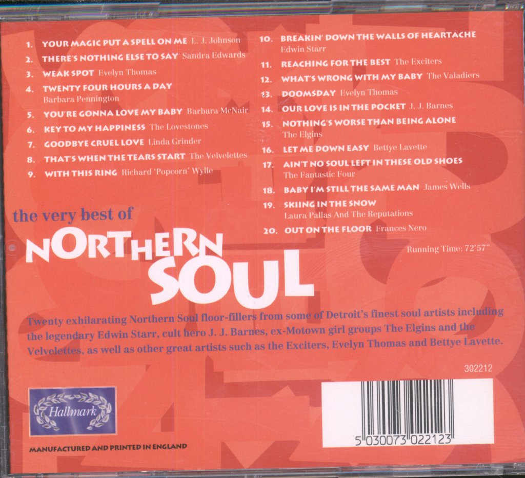 Various Artists - Very Best Of Northern Soul - Cd