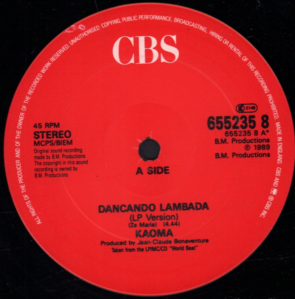 Kaoma - Dancando Lambada - 12 Inch