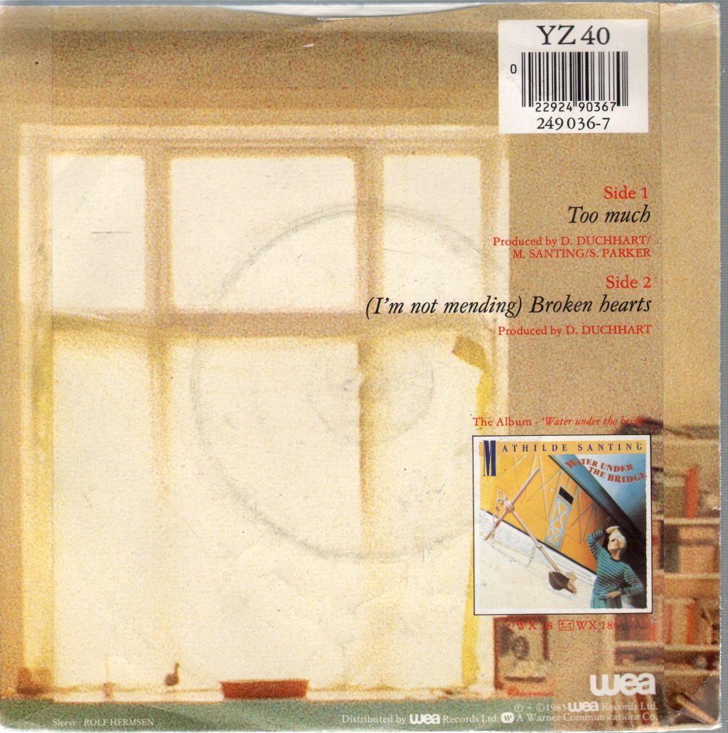 Mathilde Santing - Too Much - 7 Inch