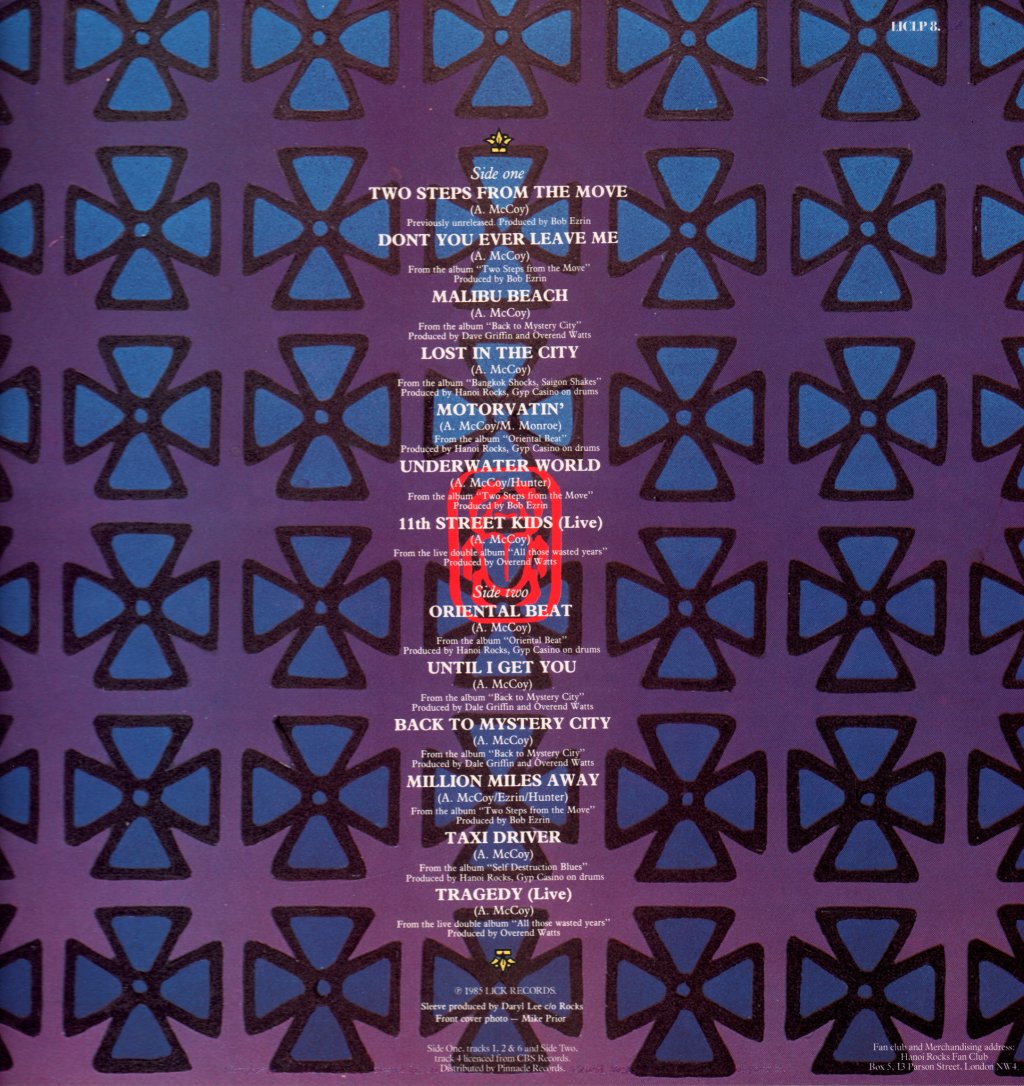 Hanoi Rocks - Best Of Hanoi Rocks - Lp