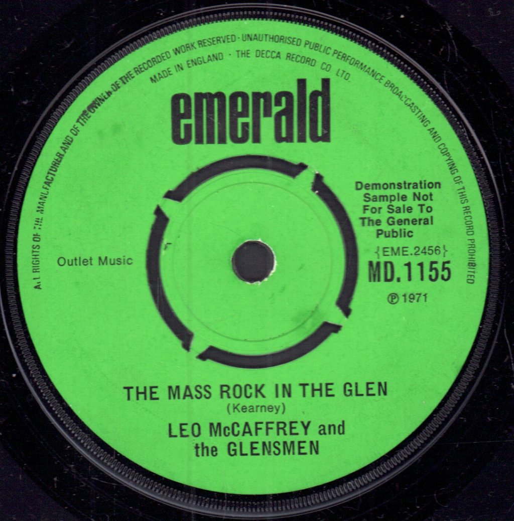 leo mccaffrey and the glensmen - Bethlehem Abbey - 7 Inch