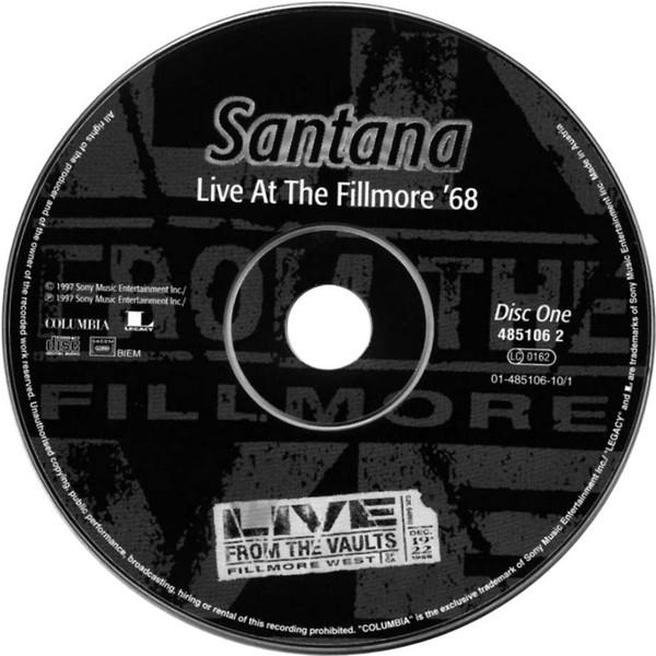 Santana - Live At The Fillmore '68 - Double Cd