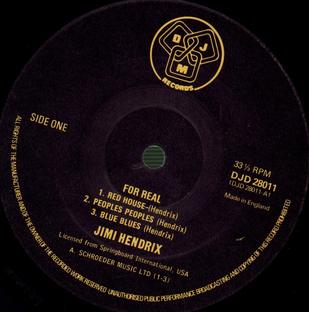 Jimi Hendrix - For Real! - Double Lp