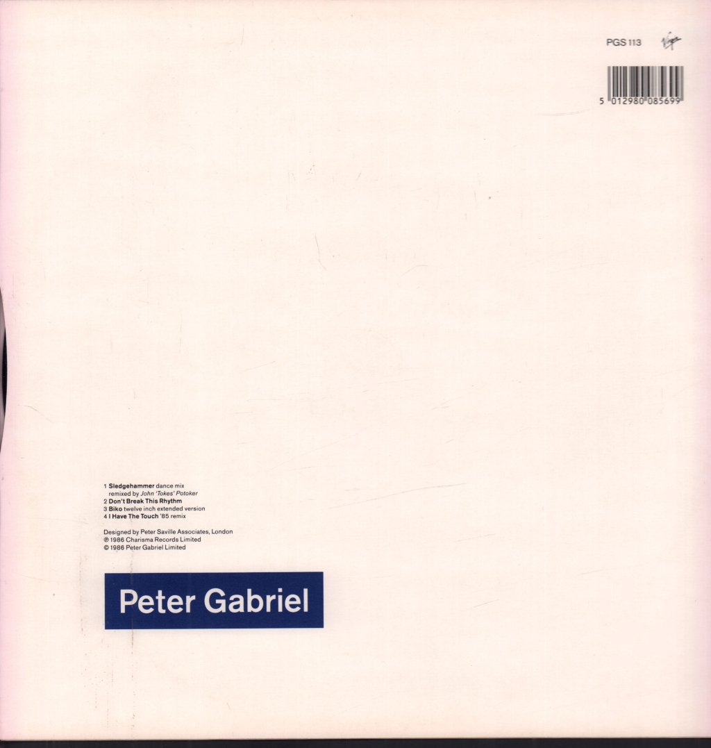 Peter Gabriel - Sledgehammer - 12 Inch