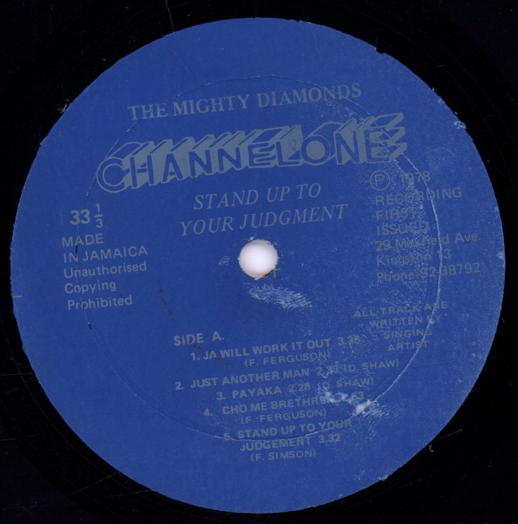 Mighty Diamonds - Stand Up To Your Judgment - Lp