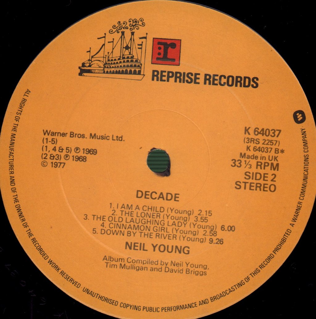 Neil Young - Decade - Triple Lp
