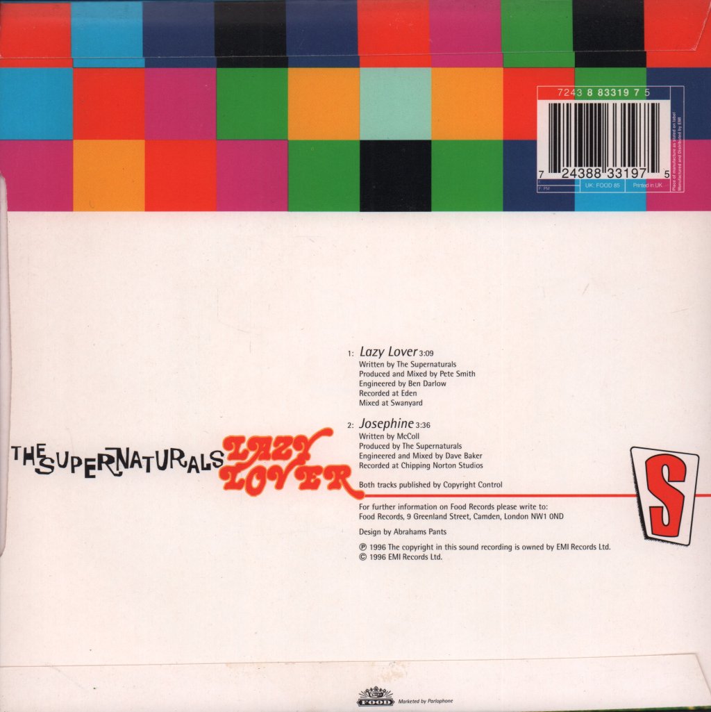 Supernaturals - Lazy Lover - 7 Inch