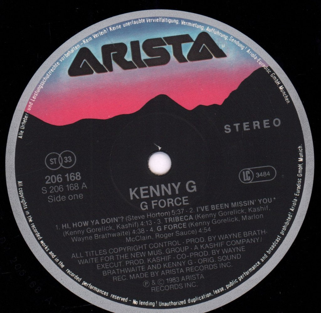 Kenny G - G Force - Lp