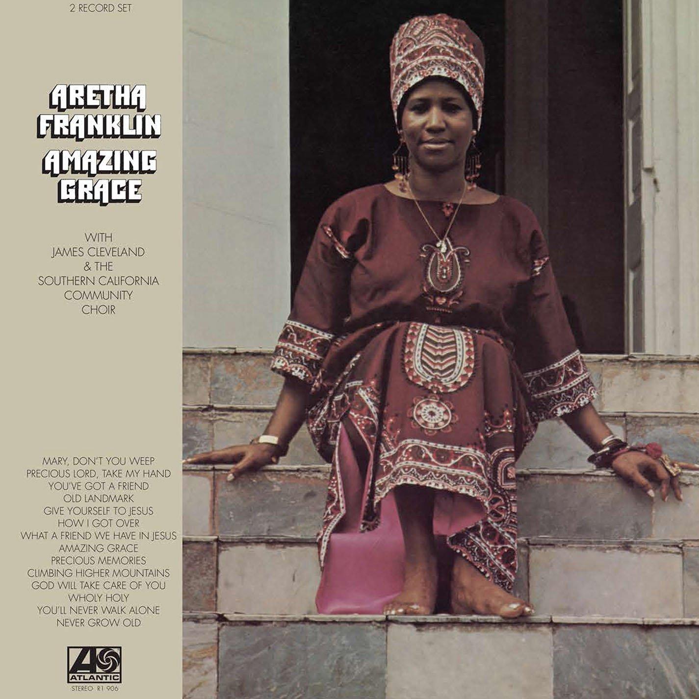 Aretha Franklin With Rev. James Cleveland and Southern California Community Choir - Amazing Grace - Double Lp