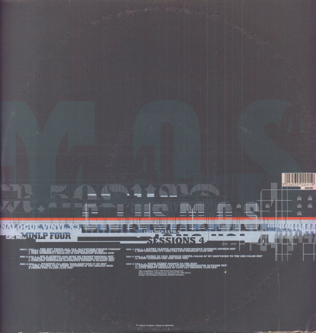 CJ Mackintosh - Sessions 4 - Lp Set