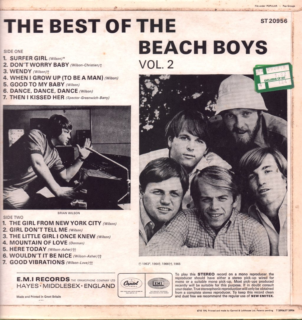 Beach Boys - Best Of The Beach Boys Vol. 2 - Lp