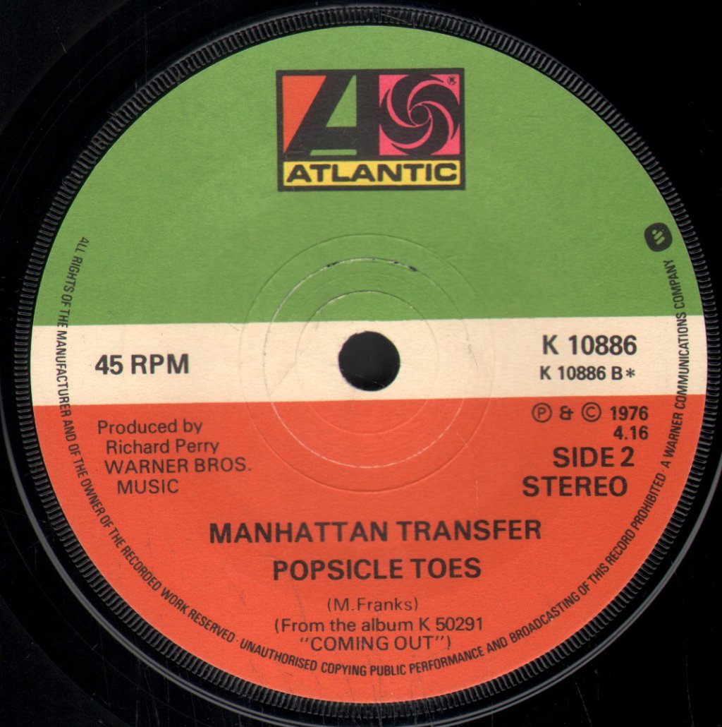 Manhattan Transfer - Chanson D'amour - 7 Inch