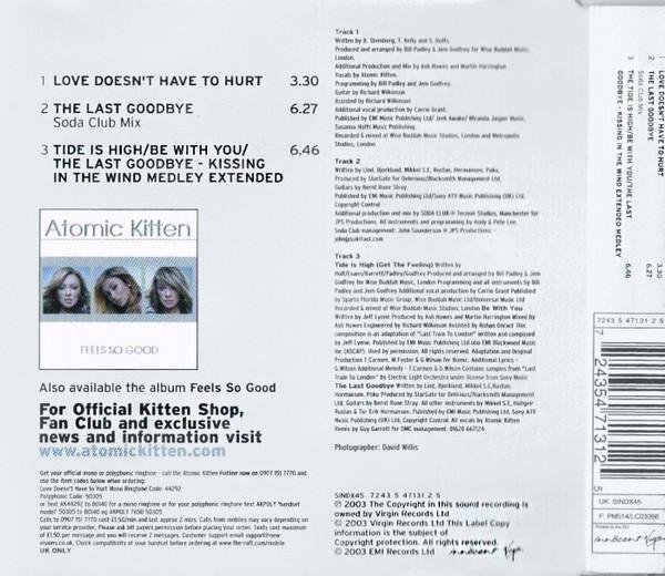 Atomic Kitten - Love Doesn't Have To Hurt - Cd