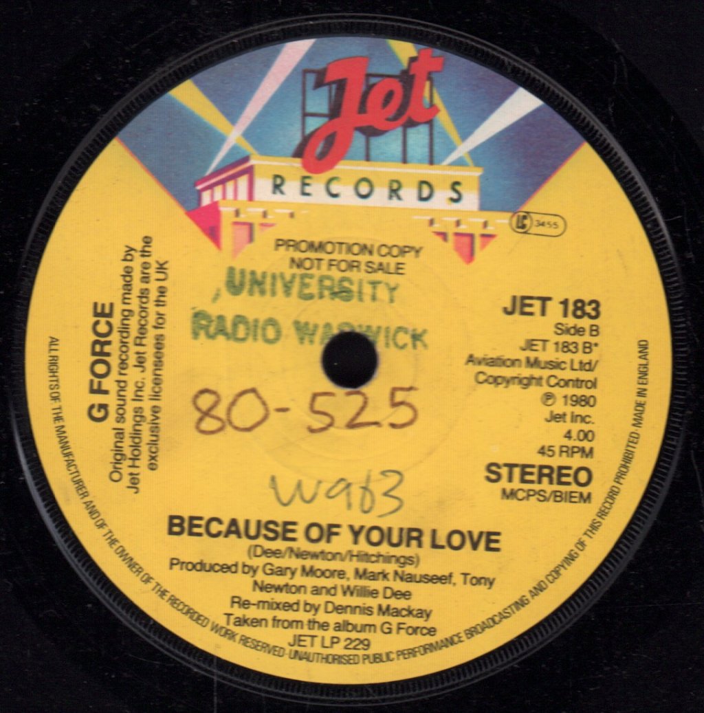 G Force - Hot Gossip - 7 Inch