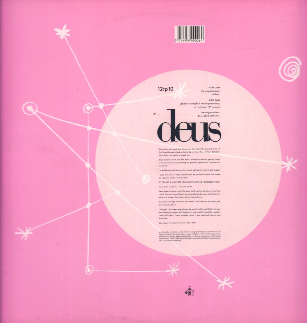 Sugarcubes - Deus - 12 Inch