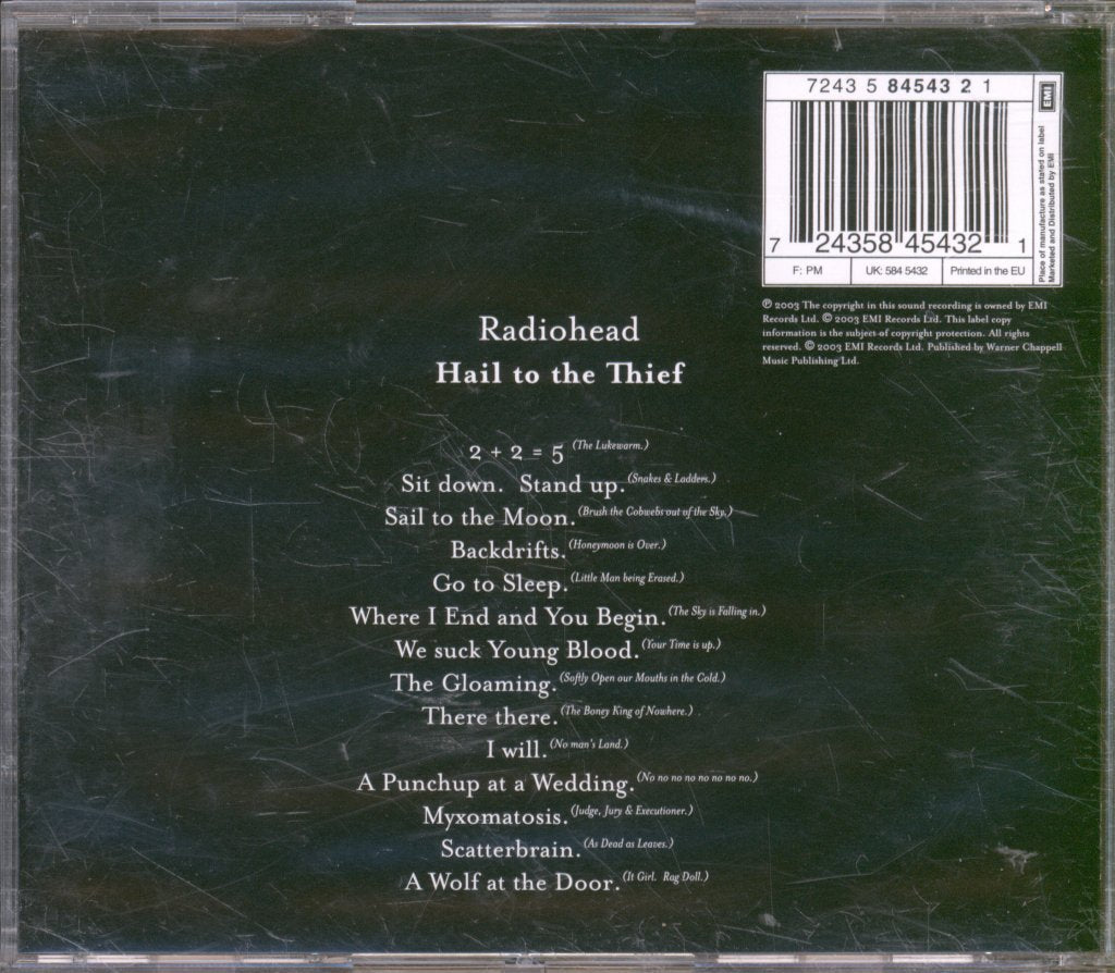 Radiohead - Hail To The Thief - Cd