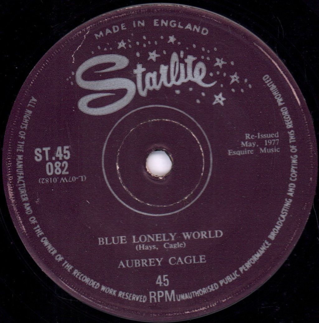 Aubrey Cagle - Come Along Little Girl - 7 Inch