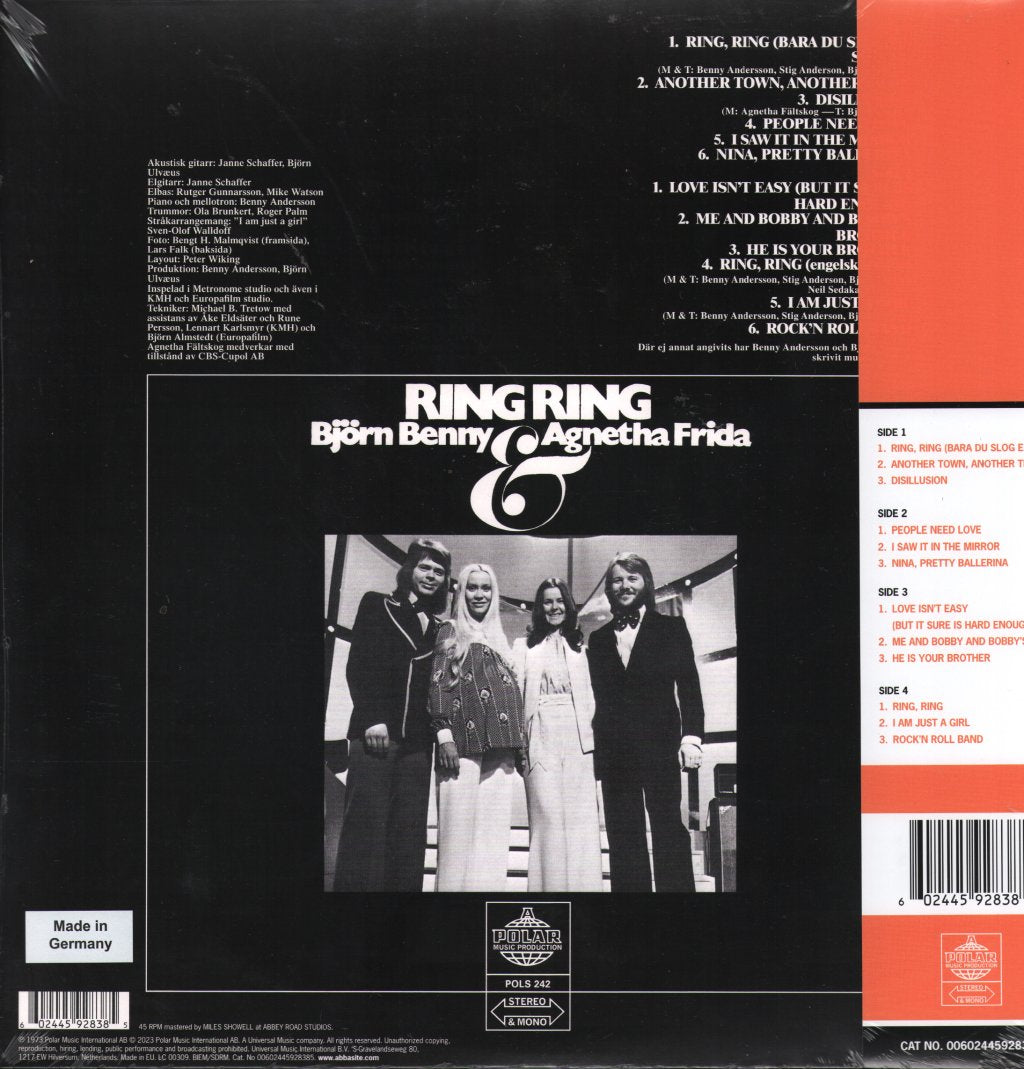 ABBA - Ring Ring (50th Anniversary - Half Speed Master) - Double Lp