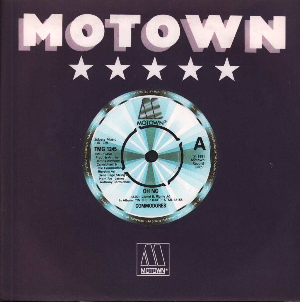 Commodores - Oh No - 7 Inch