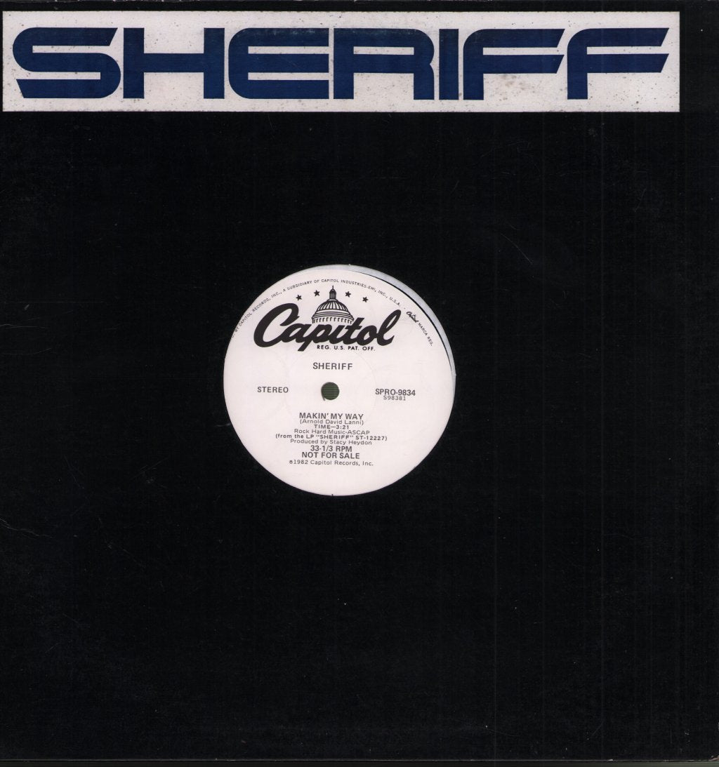 Sheriff - You Remind Me / Makin' My Way - 12 Inch