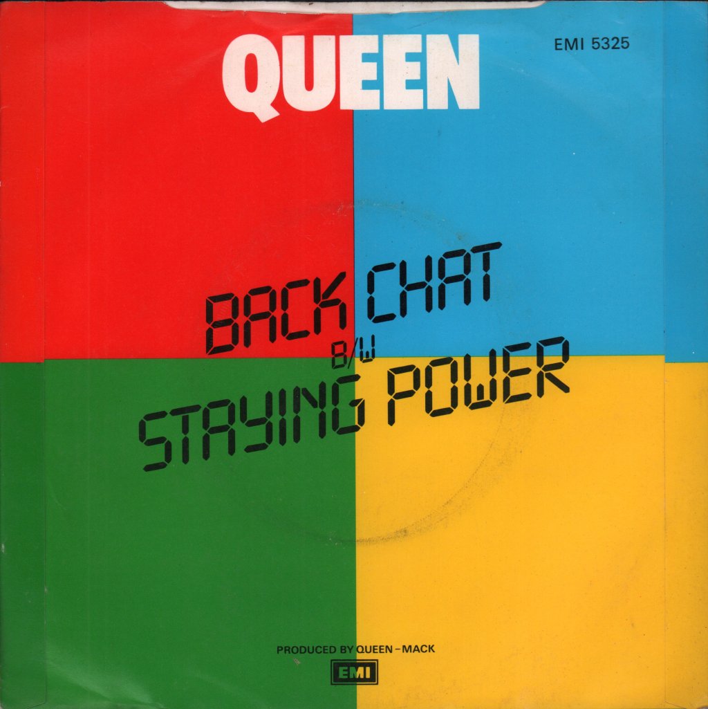 Queen - Back Chat - 7 Inch