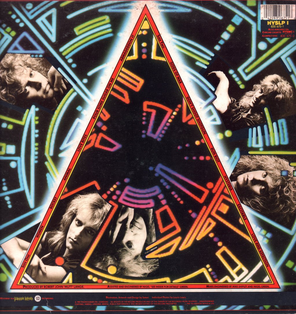 Def Leppard - Hysteria - Lp