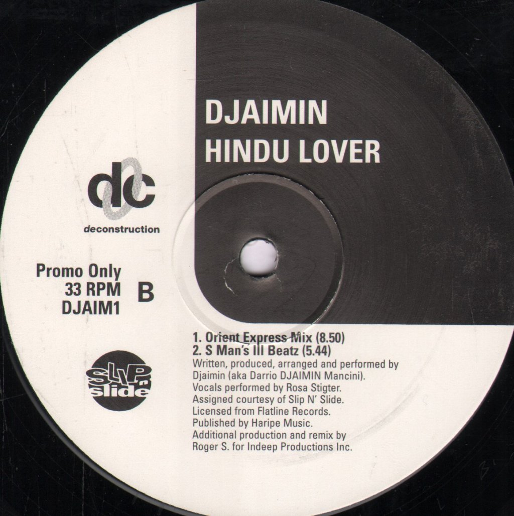 Djaimin - Hindu Lover - 12 Inch