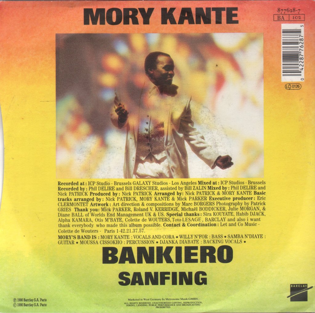 Mory Kante - Bankiero - 7 Inch