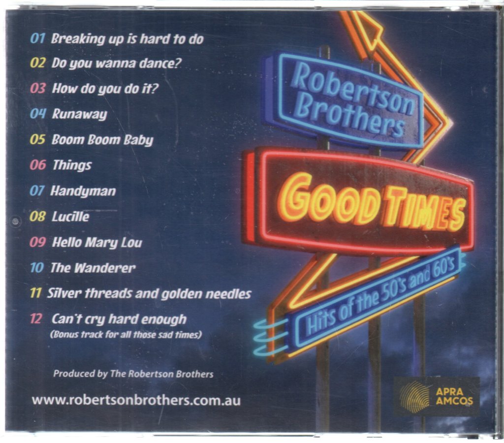 Robertson Brothers - Good Times - Cd