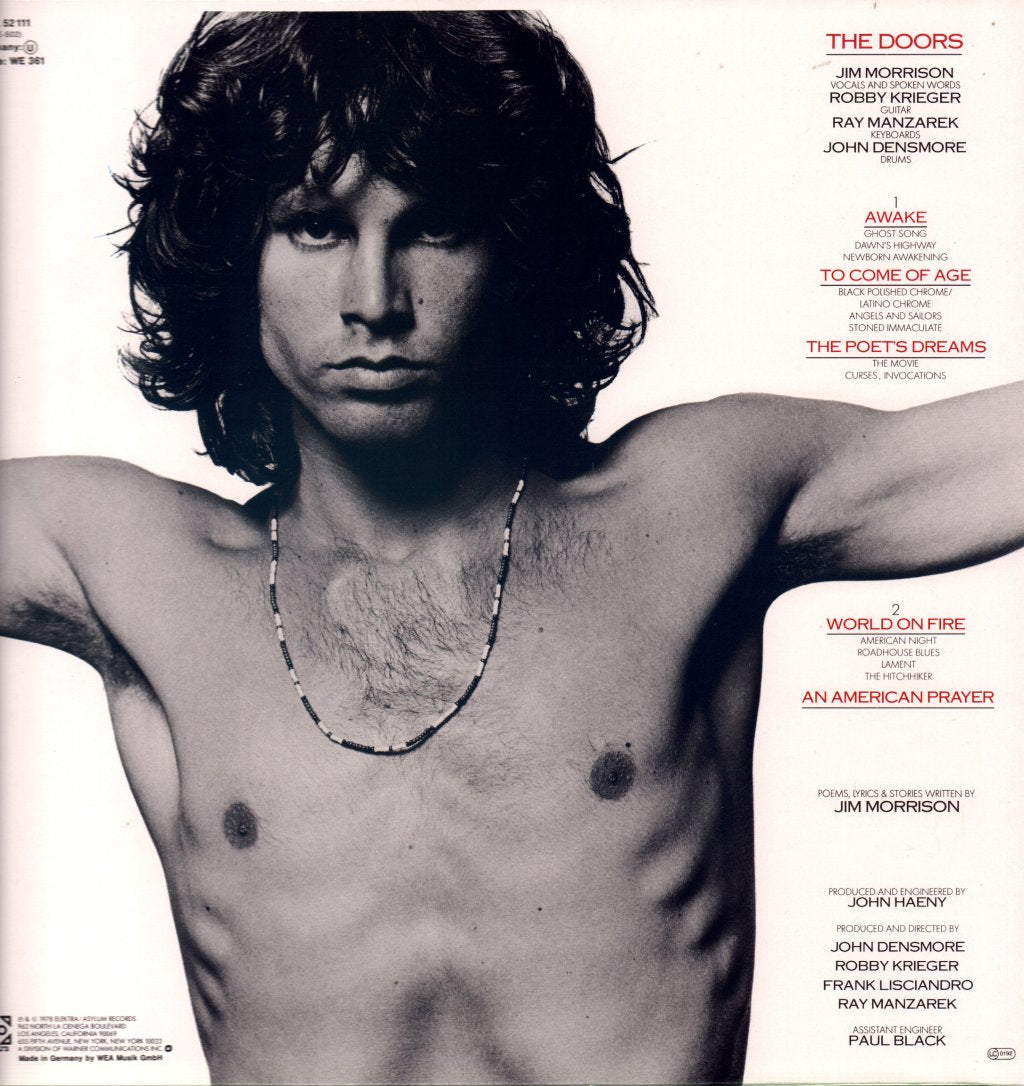 Jim Morrison - An American Prayer - Lp