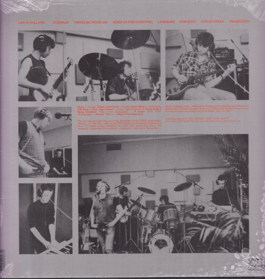 Sad Lovers And Giants - Total Sound - Lp