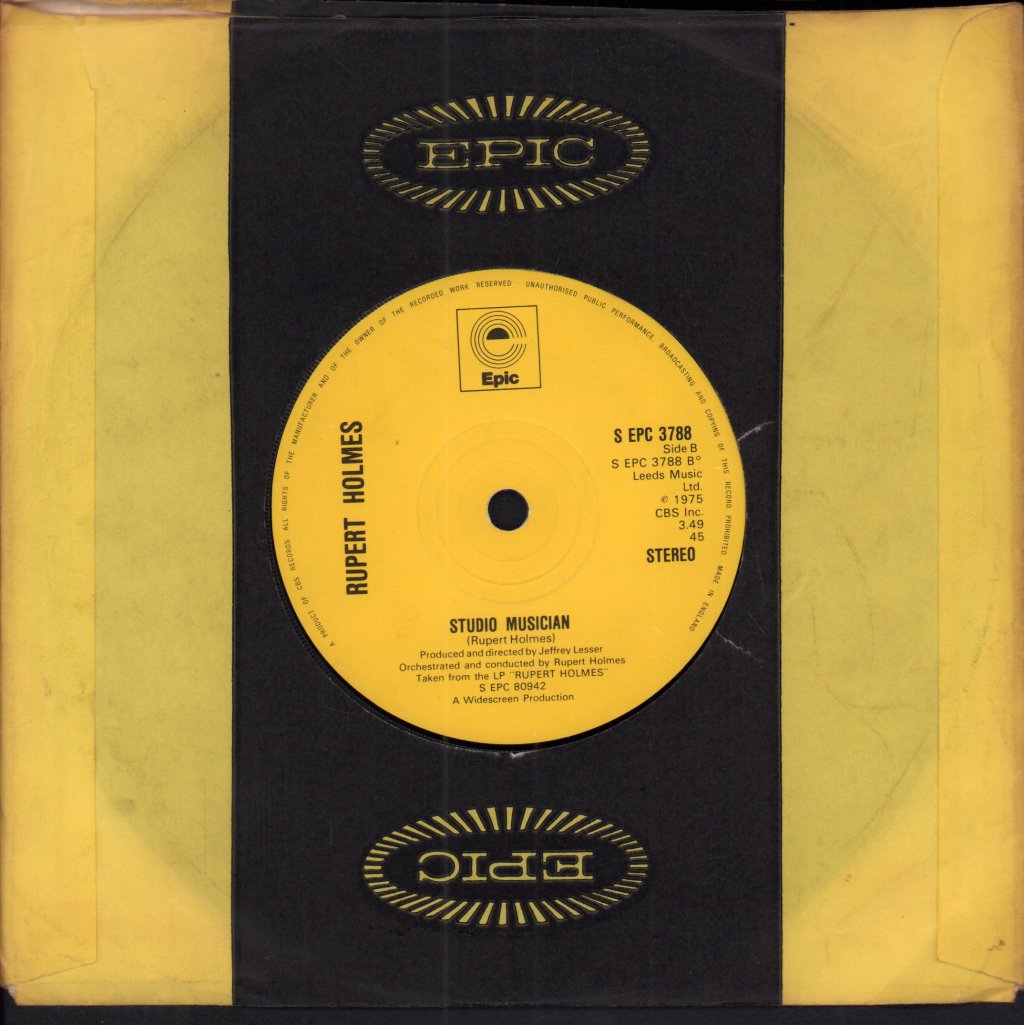 Rupert Holmes - Rifles And Rum - 7 Inch