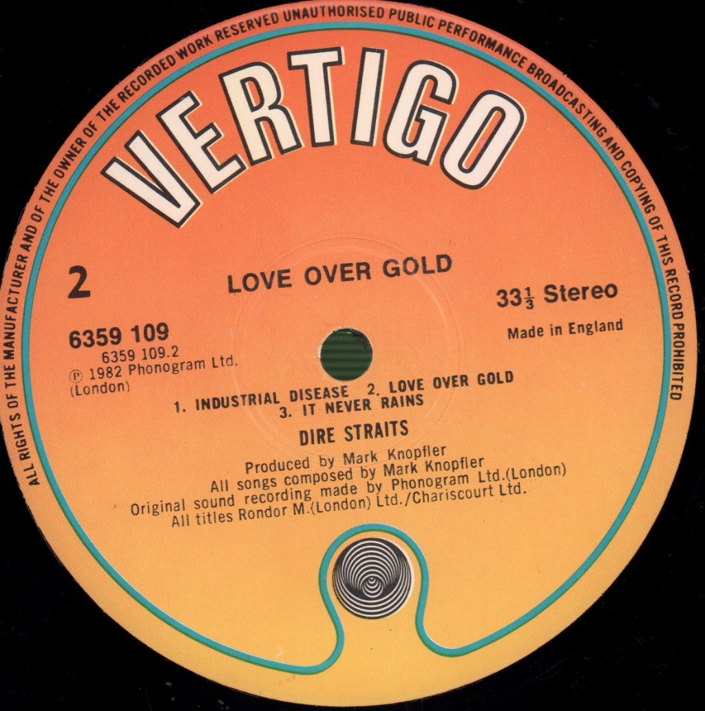 Dire Straits - Love Over Gold - Lp