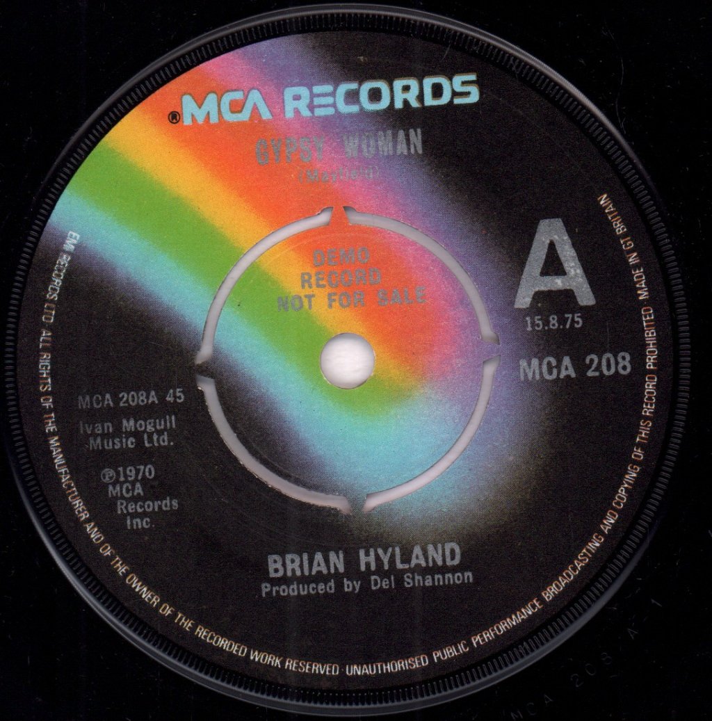 Brian Hyland - Gypsy Woman - 7 Inch