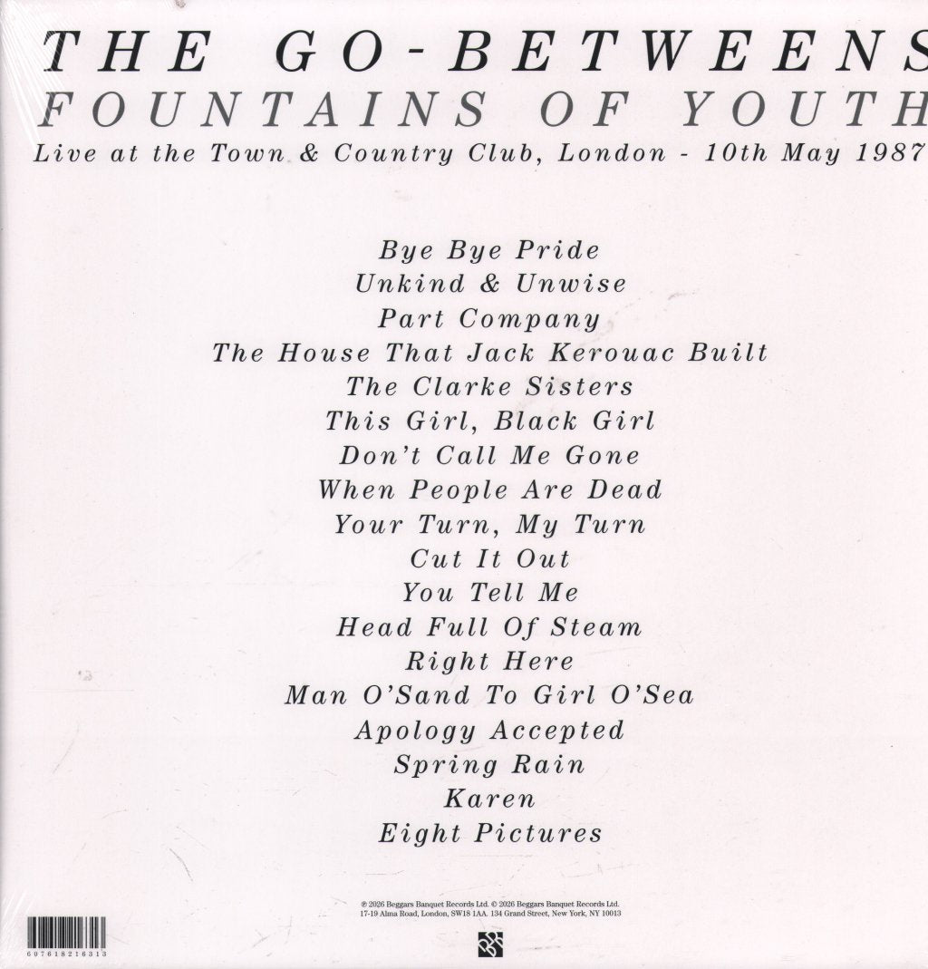 Go-Betweens - Fountains Of Youth: Live at the Town and Country Club - Double Lp