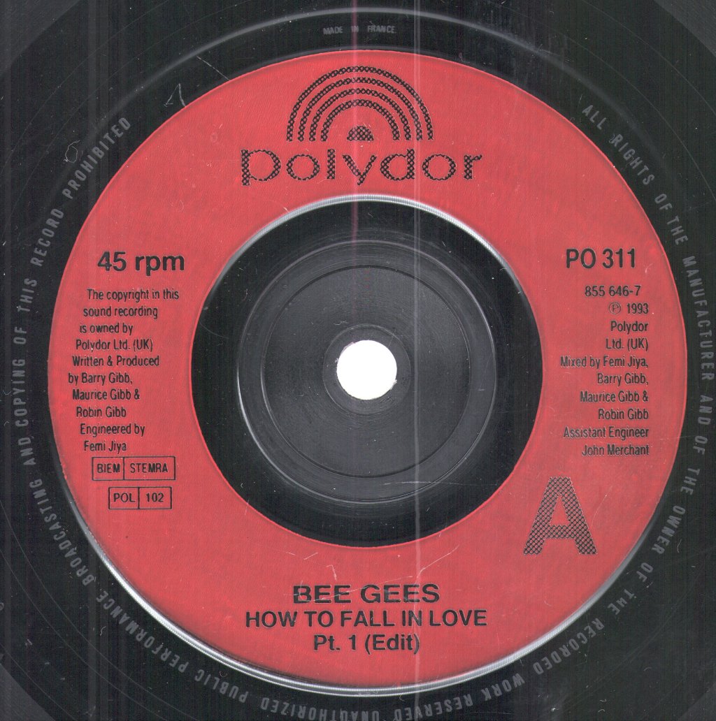 Bee Gees - How To Fall In Love Part 1 - 7 Inch