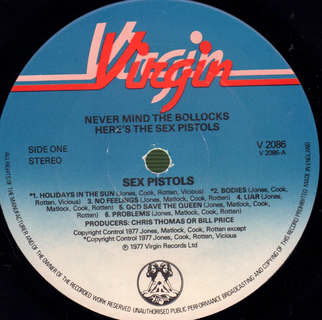 Sex Pistols - Never Mind The Bollocks - Lp