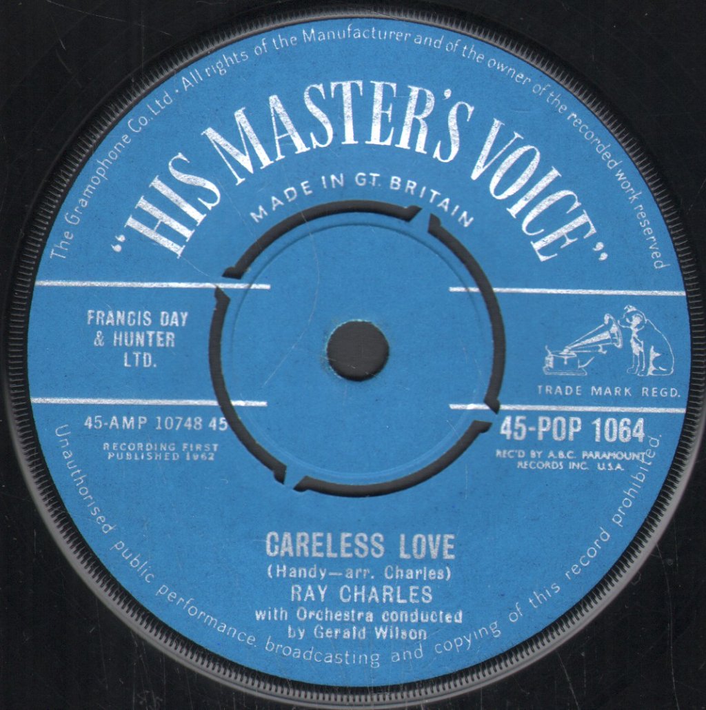 Ray Charles - Careless Love - 7 Inch