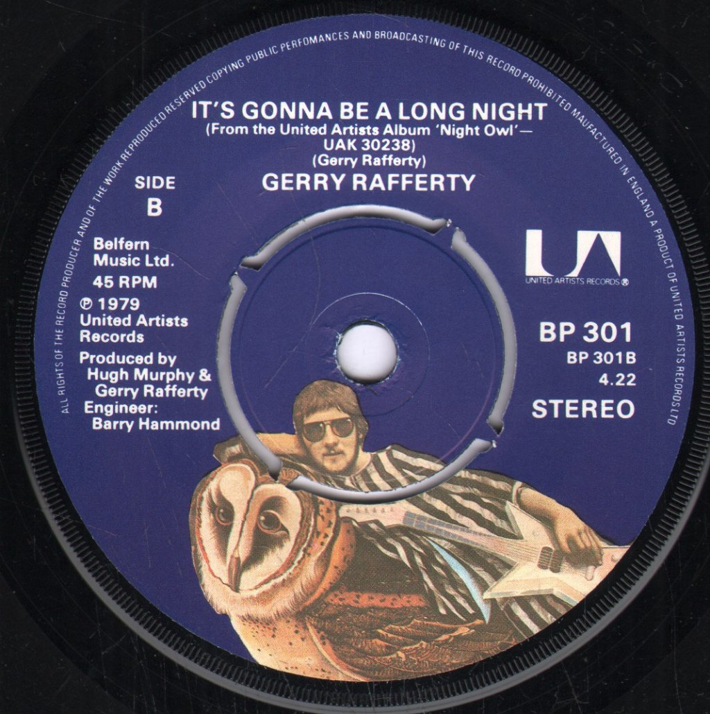 Gerry Rafferty - Get It Right Next Time - 7 Inch