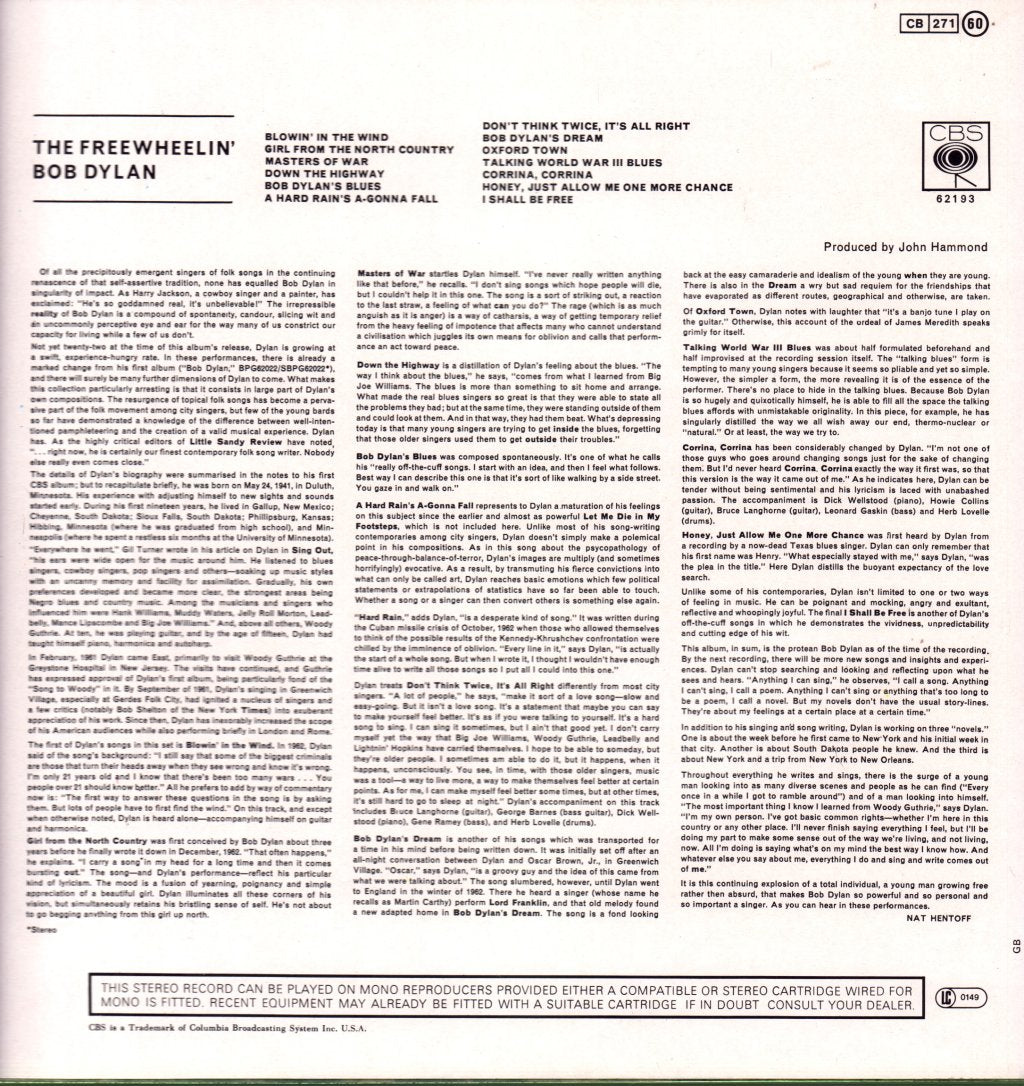 Bob Dylan - Freewheelin' - Lp