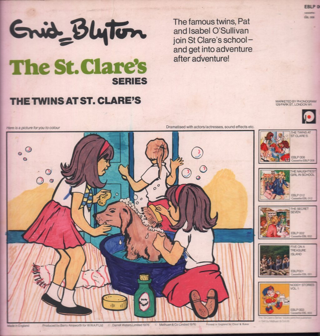 Enid Blyton - Twins At St. Clare's - Lp