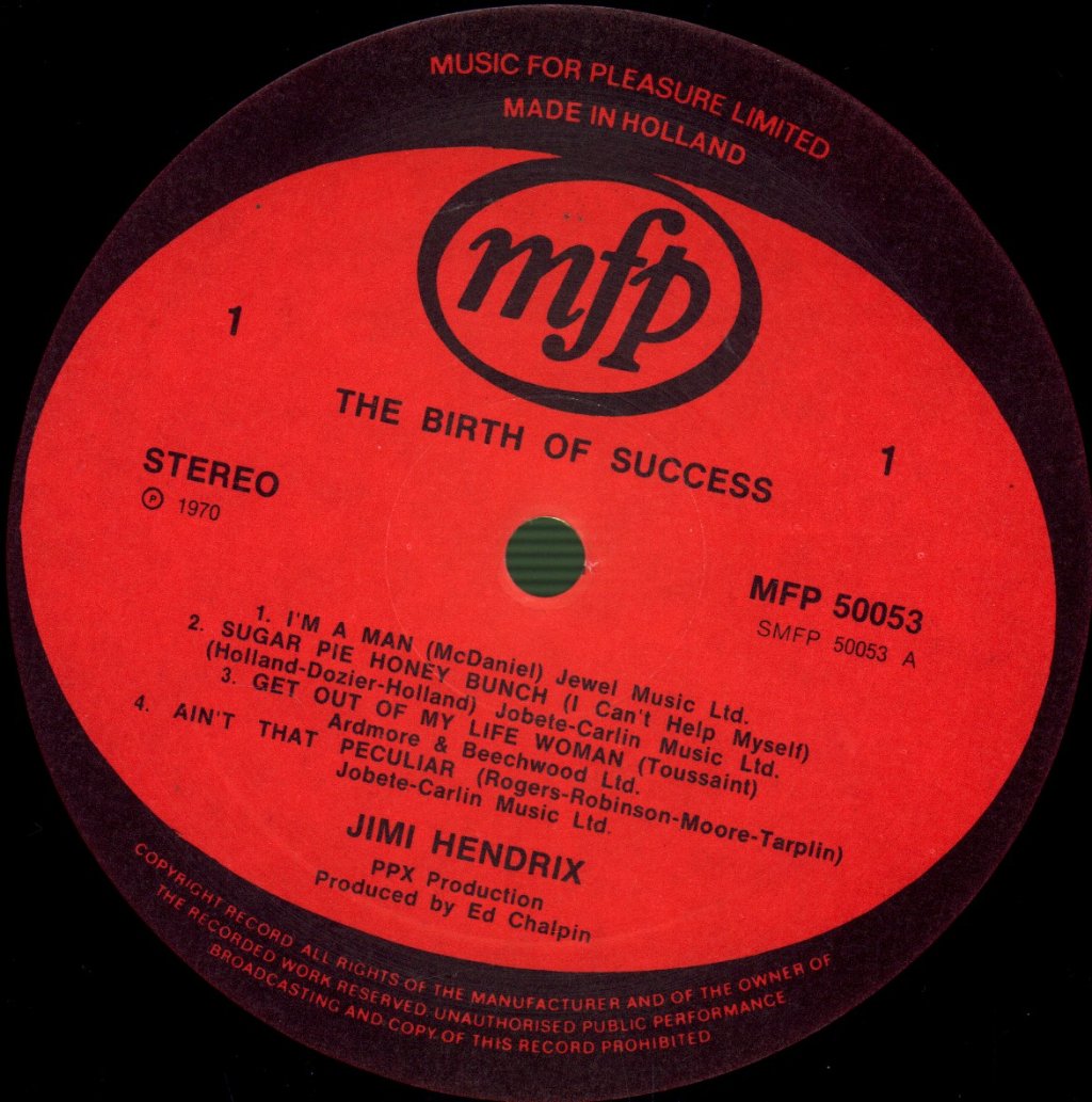 Jimi Hendrix - Birth Of Success - Lp